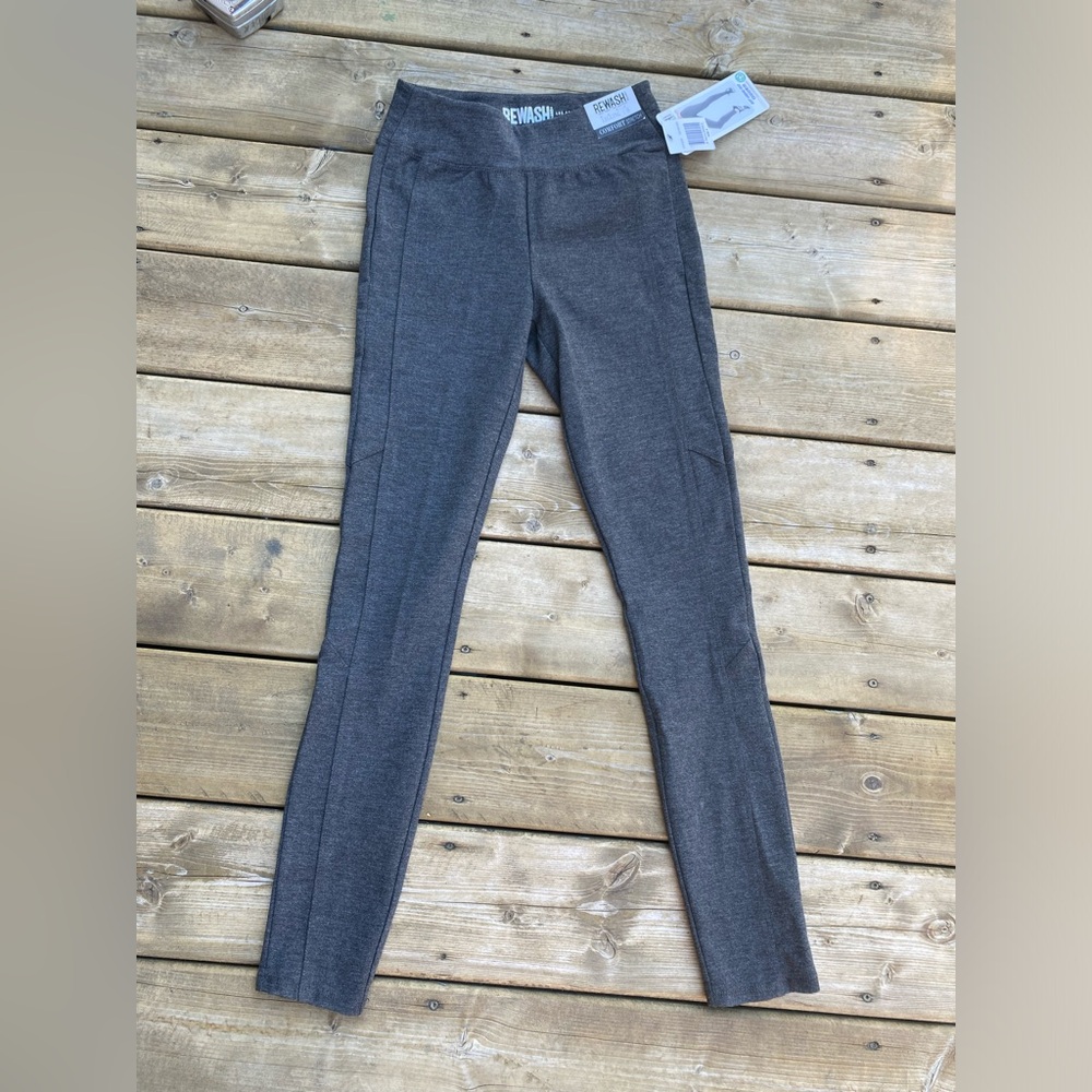 Rewash Brand Comfort Stretch Leggings S Heather Grey